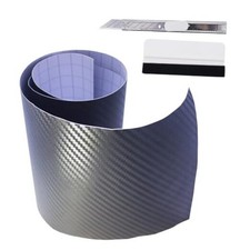 Vinyl Matte Black Carbon Fiber Sticker Carbon Fiber wrap Carbon 1.45ft 5ft