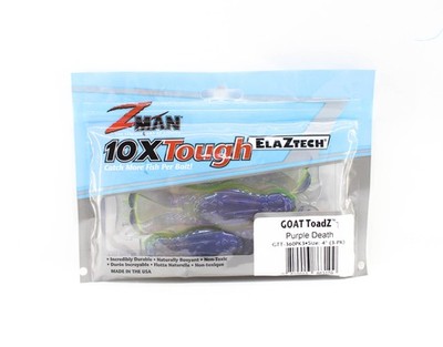 Zman Soft K�der Goat ToadZ 4 Zoll 3/Pack Purple Death (3109)