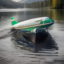 CONOCO DOUGLAS DC-3 Aircraft Plane Bank Commemorative Edition Diecast In Box Vtg