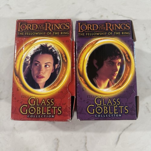 Lord of the Rings Goblets (Burger King) Complete Set of 4. Rings Of Power. LoTR | #4560632911