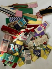 Lot of 69 Vintage Sewing Bias Tape Seam Binding Used And Unused