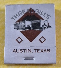 Vintage Unstruck Matchbook....Threadgills of ...