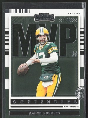 2021 Panini Contenders #MVP-ARO Aaron Rodgers MVP Contenders