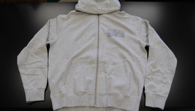 NEW MEN'S BBC 851-7300 BILLIONAIRE BOYS CLUB BB SMALL CURVE ZIP UP HOODIE H GREY