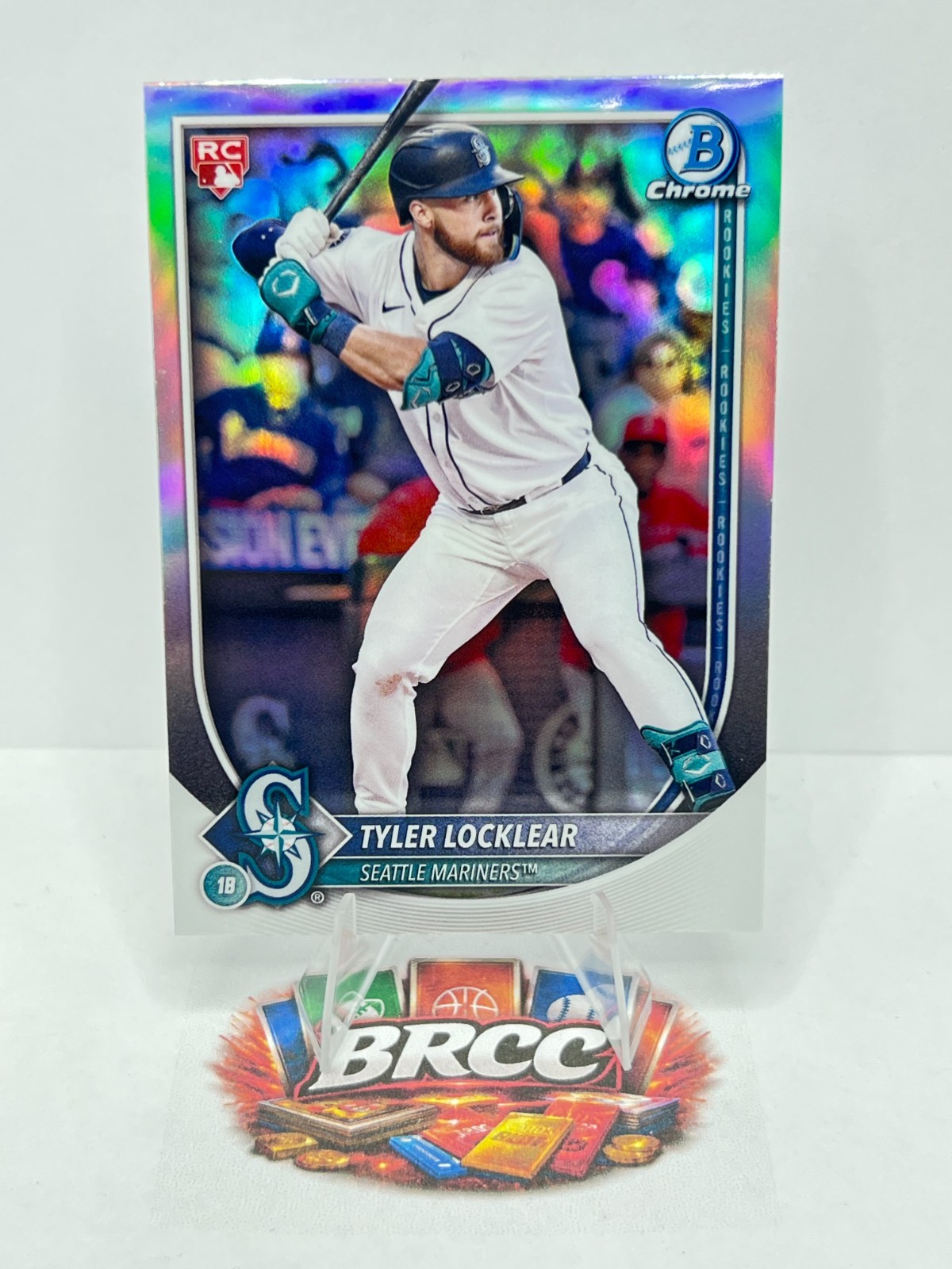2025 Bowman Tyler Locklear Red RC Rookie Refractor Seattle Mariners #93