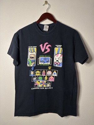 Vintage Adventure Time Smash Bros Shirt Cartoon Network Size S