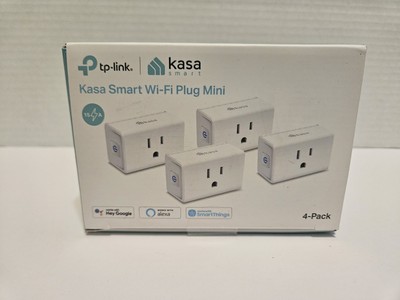 Kasa Smart Wi-Fi Plug Mini Smart Mini Wi-Fi Plugs 4 Pack New