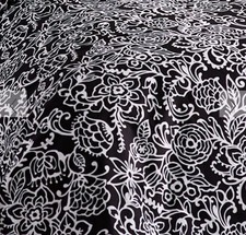 Pottery Barn DUVET Cover BLACK WHITE FLORAL Bloom QUEEN Brand NEW in Package