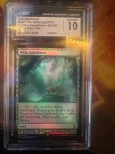 PSA 10 magic the gathering battle for zendikar expedition foil misty rainforest 