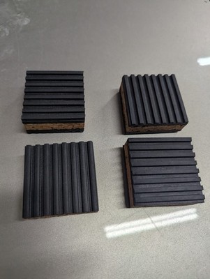 Rubber Cork MP-2C Anti-Vibration Isolation Pads For Package Unit AC Furnace Etc.