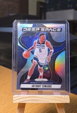 2024-25 Panini Prizm - Deep Space Anthony Edwards #3 Silver Prizm