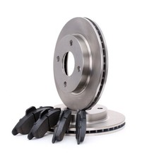 RIDEX Bremsenset Vorne Bremsscheiben Beläge für FORD FIESTA III (GFJ)