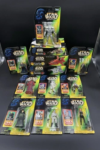 Star Wars Expanded Universe Kenner 3D Play Scene Figures + 3 Vehicles Lot