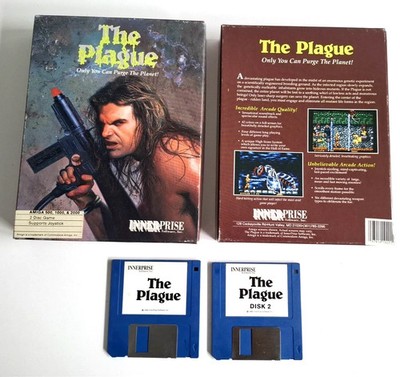 ORIGINAL Commodore Amiga Spiel OVP boxed - The Plague- RARITÄT