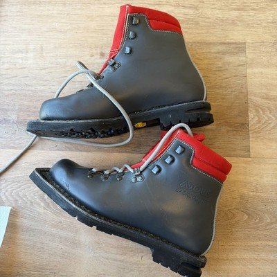 Asolo 5809 Vintage Leather Nordic Ski Boots 75mm 3-Pin Italy Men 7.5 / Women 9