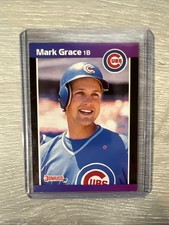 1989 Donruss - Mark Grace #255 *Denotes on Back