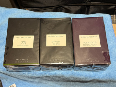 Banana Republic 78 Vintage Green / Cypress Cedar / Tobacco & Tonka Bean -Set/Lot