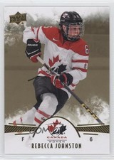 2016 Upper Deck Team Canada Juniors Women's Team Gold Rebecca Johnston #18 0a4