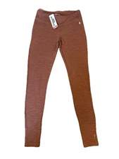 $115 Smartwool Women's  Thermal Merino Base Layer Bottom- Copper Heather- Large