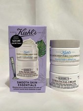 Kiehl s Smooth Skin Essentials 2Pc Set Pore Cleansing Masque, Ultra Facial Cream