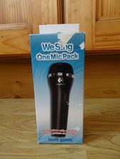 Logitech WeSing One MicPack Microphone - for Wii Singing Games- Boxed & UNTESTED