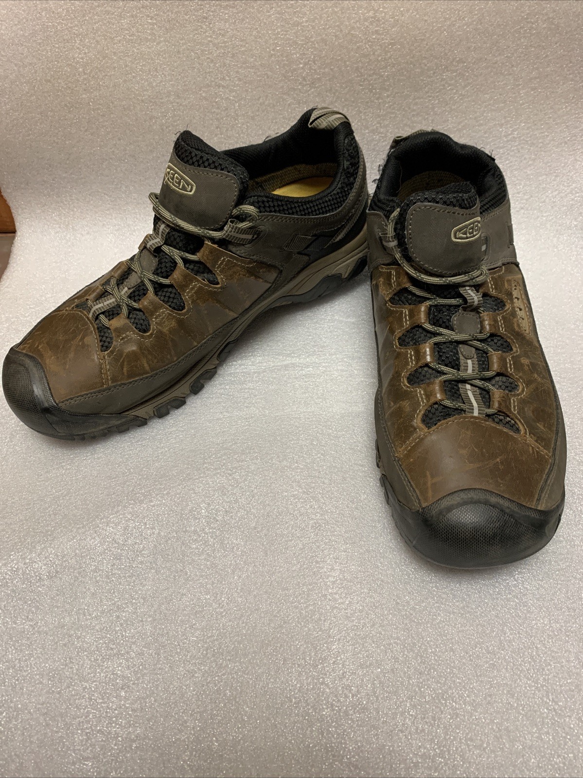 Scarpe da lavoro ed escursionismo impermeabili stringate KEEN Targhee III da uomo taglia US 12