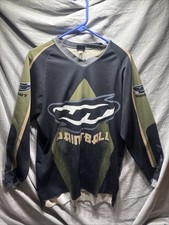 Vintage JT Paintball Jersey Vtg Black/Olive Green Long Sleeve - Size XL