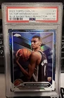 VICTOR WEMBANYAMA 2023-24 TOPPS CHROME ROOKIE BLUE BASKETBALL RC PSA 10 LOW POP