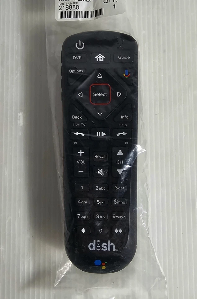NEW Dish 54.1 VOICE Remote Control for The Hopper w/Google Assistant - Image 3 of 4