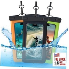 Waterproof Phone Pouch 3 Pack   Case Up to 7 inch for iPhone 16 15 14 Pro