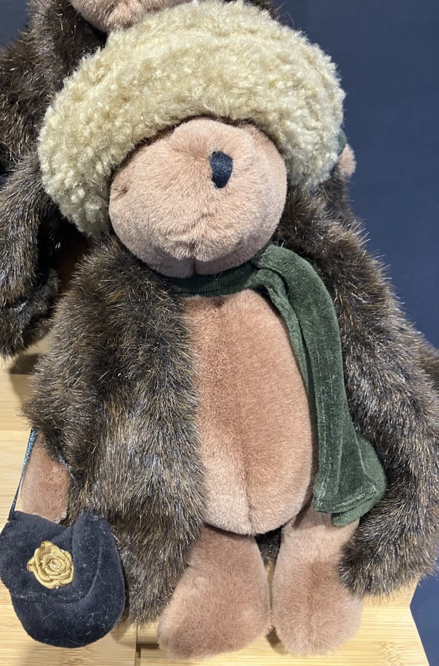 Peluche Boyd's "Tía Bessie Skidoo" y "Skidoo" (con abrigos de piel) LOTE de 4 / Nuevo de Lote Antiguo Foto 2 de 4