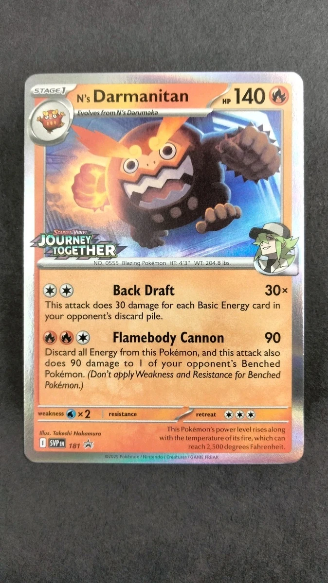 darmanitan pokemon card value Galarian VMax - 037/185 Full Art Ultra Rare Basic Pokemon 2020 Galarian Darmanitan V Full