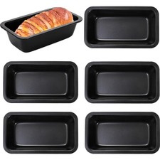 Kastenform, Brotbackform, Backofenform, Antihaft, 6 Stück, Rechteckig
