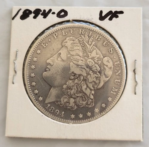 1894 O New Orleans Morgan Silver Dollar $1.   F / Vf - C 9806