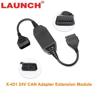 LAUNCH X-431 24V CAN Adapter Extension Module Work With DBScar Trailer-16+7+7