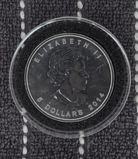 2014 1 oz Maple Leaf with Maple Leaf privy mark Canada Silver 0.9999 Fine