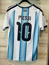 adidas Argentina Lionel Messi #10 Soccer Jersey World Champions 2022 S