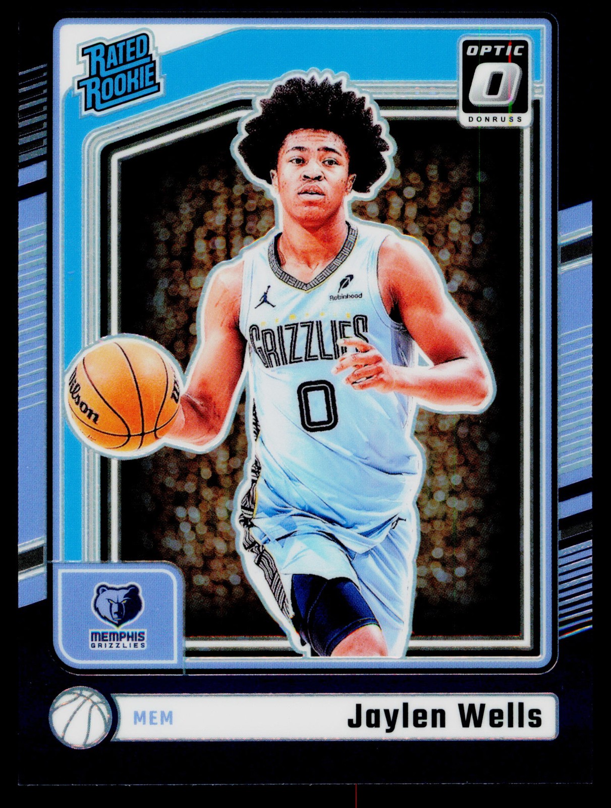 2024-25 Donruss Optic #252 Jaylen Wells Purple I1