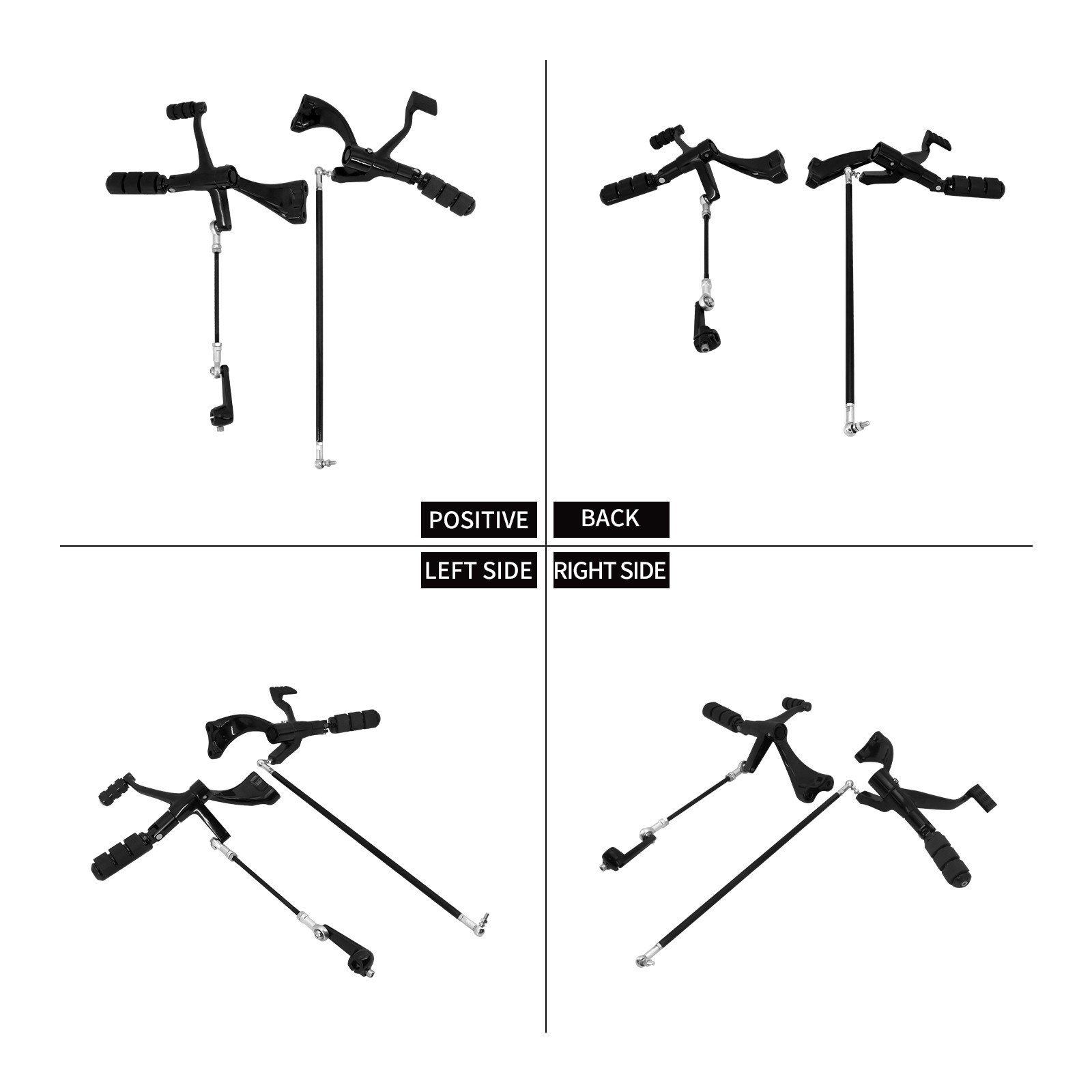 Forward Controls Foot Pegs Levers Linkages For Harley Sportster XL1200 2004-2013