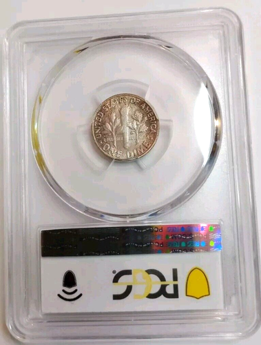 1958 10C PCGS MS66 ONE DIME MÜNZE ATEMBERAUBENDER TONER!!! - Bild 2 von 4