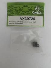 AXIAL RACING RC AX30726 Pinion Gear 32P 15T Steel (3mm Motor Shaft) NEW