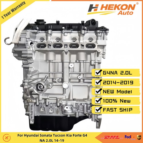 Long Cylinder Block Assembly For Hyundai Sonata Tucson Kia Forte G4NA 2.0L 14-19