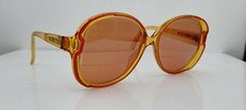 Vintage Saphia 4072 30 Brown Red Oval Sunglasses FRAMES ONLY Austria