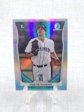 2014 Austin Cousino 1st Bowman Chrome Draft #CDP82 Silver Refractor Rookie 
