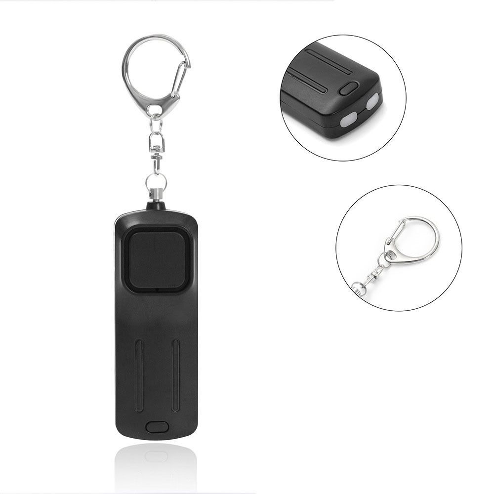 Portable Flashlight Alarm Safety Protection Alarm Key Ring Self Defense