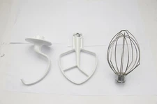 K5AB Beater K5AWW Whisk K5ADH Hook for 5QT Bowl  Kitchenaid Mixer