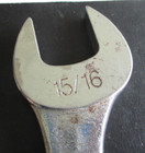 SK Tools Open End Wrench 15/16" x  1" SAE 0-3032 Vintage Made in USA  — photo 3