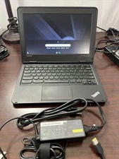 Lot Of 5 Lenovo ThinkPad 11e Chromebook 20GF-0001US, 11.6" N3150, 4GB, 16GB eMMC