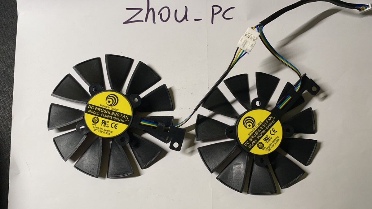 Ghxiag 87mm PLD09210S12HH 0.4A冷却ファン交換フィット msGeForce