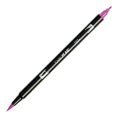 Tombow Dual End Brush & Fine Pen Pink Rose 703 Arts Crafts Write